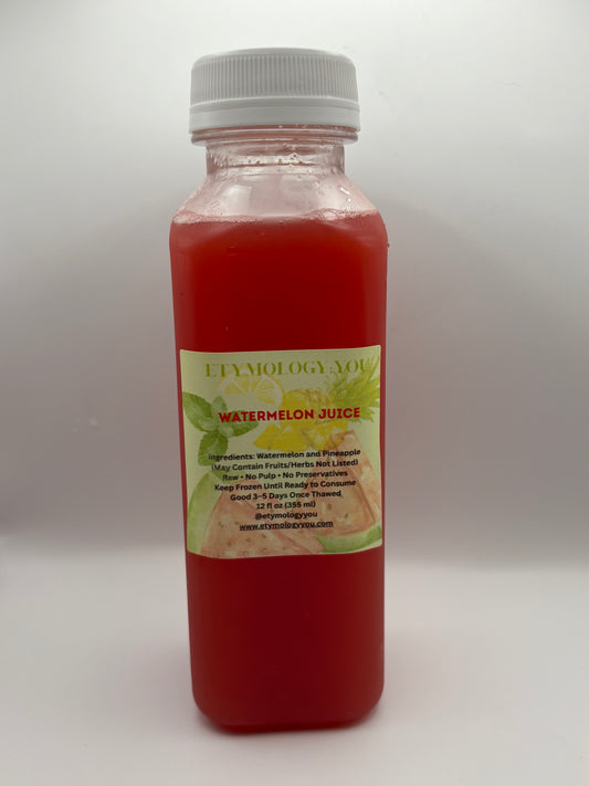 Watermelon Herbal Drink (Seasonal-SUMMER) 12oz
